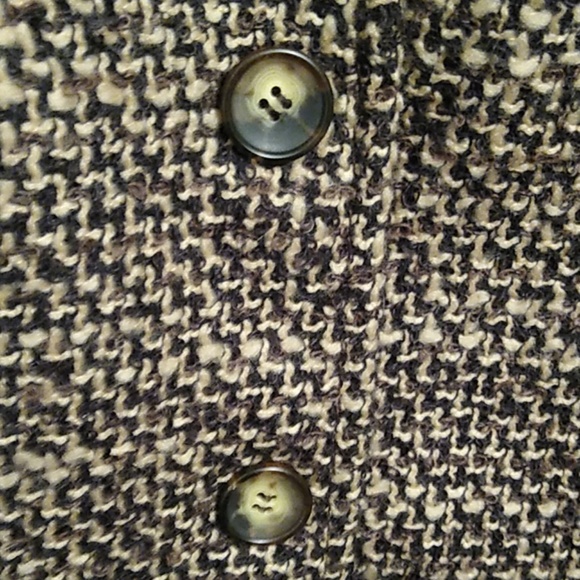 Tombolini brown and tan wool blend tweed  … - Picture 4 of 9